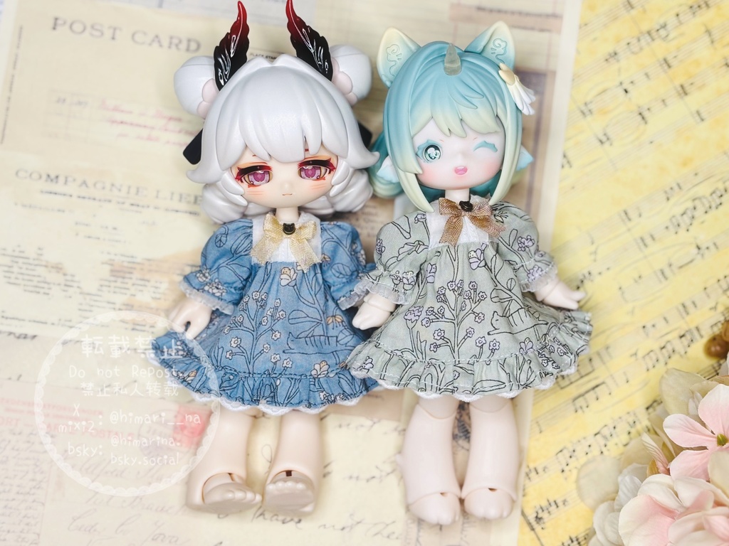 ミャウ🐾ブルームワンピ