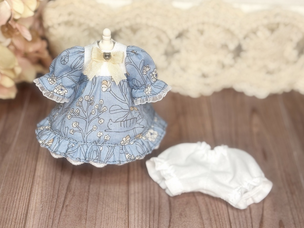 ミャウ🐾ブルームワンピ