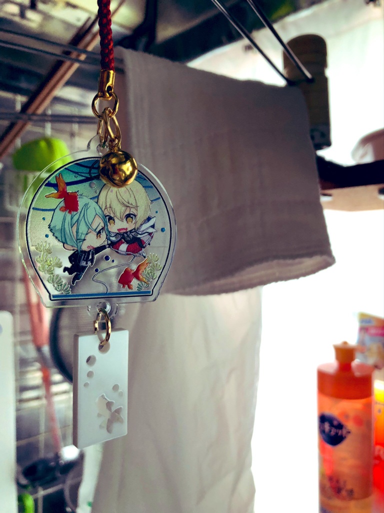 源氏兄弟風鈴イメージアクリルキーホルダー