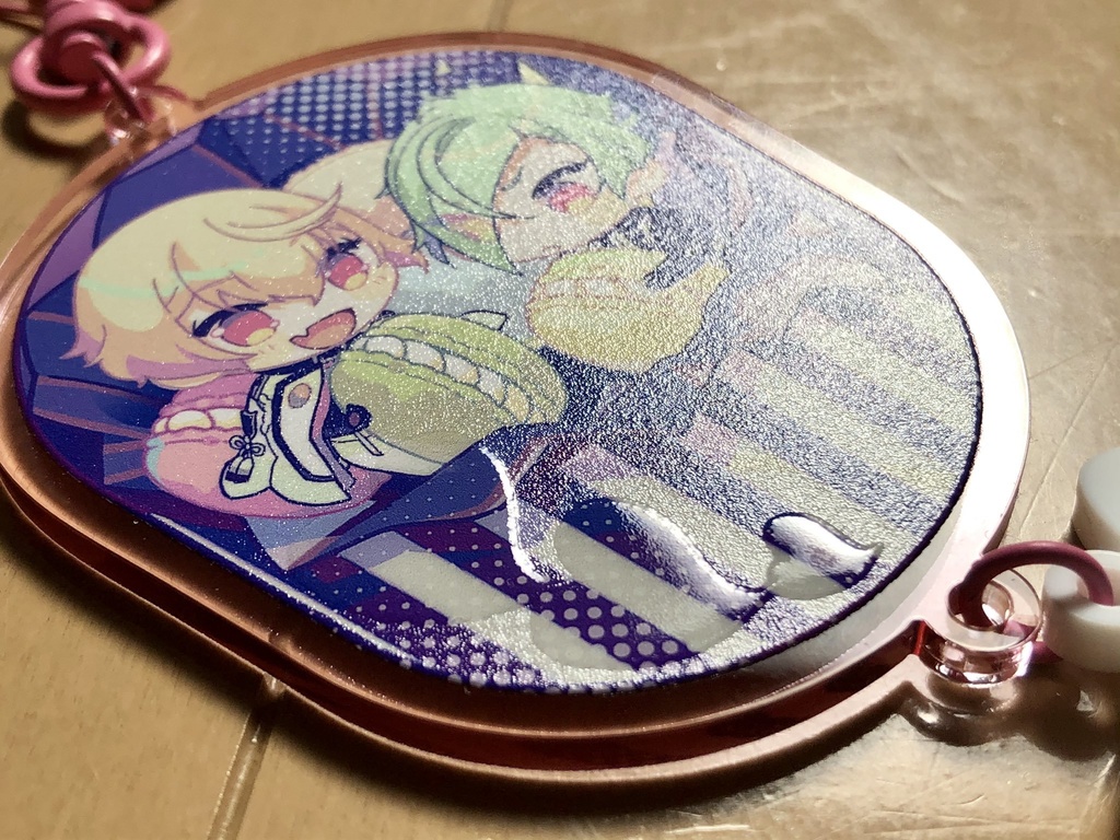 『源氏兄弟』マカロンチャーム付き付きアクリルキーホルダー