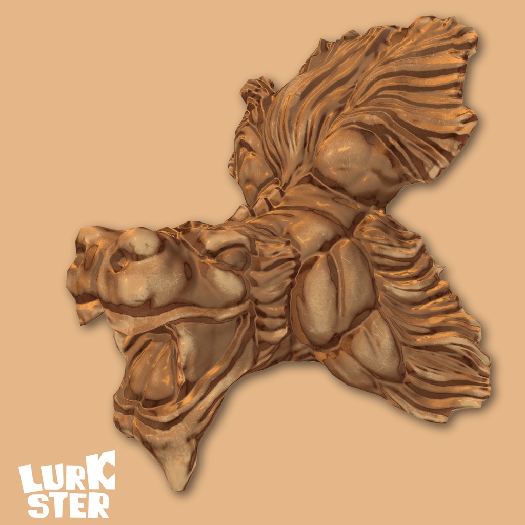 【オリジナル3Dアバター】清流怪獣 七鉾