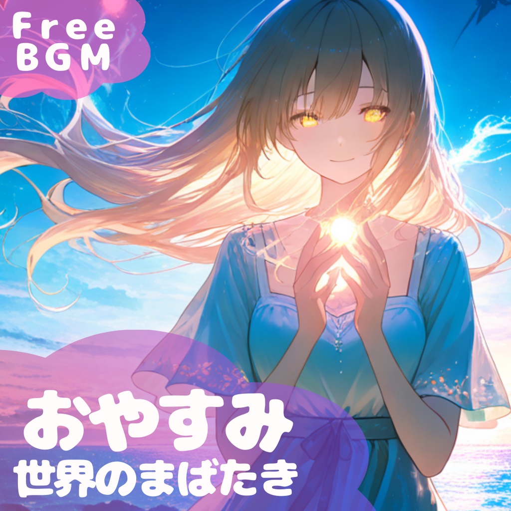 【フリーBGM】 おやすみ世界のまばたき。