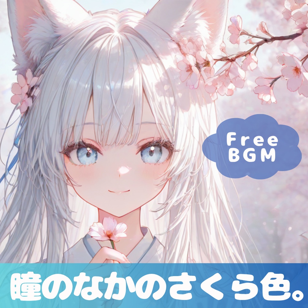 【フリーBGM】 瞳のなかのさくら色。