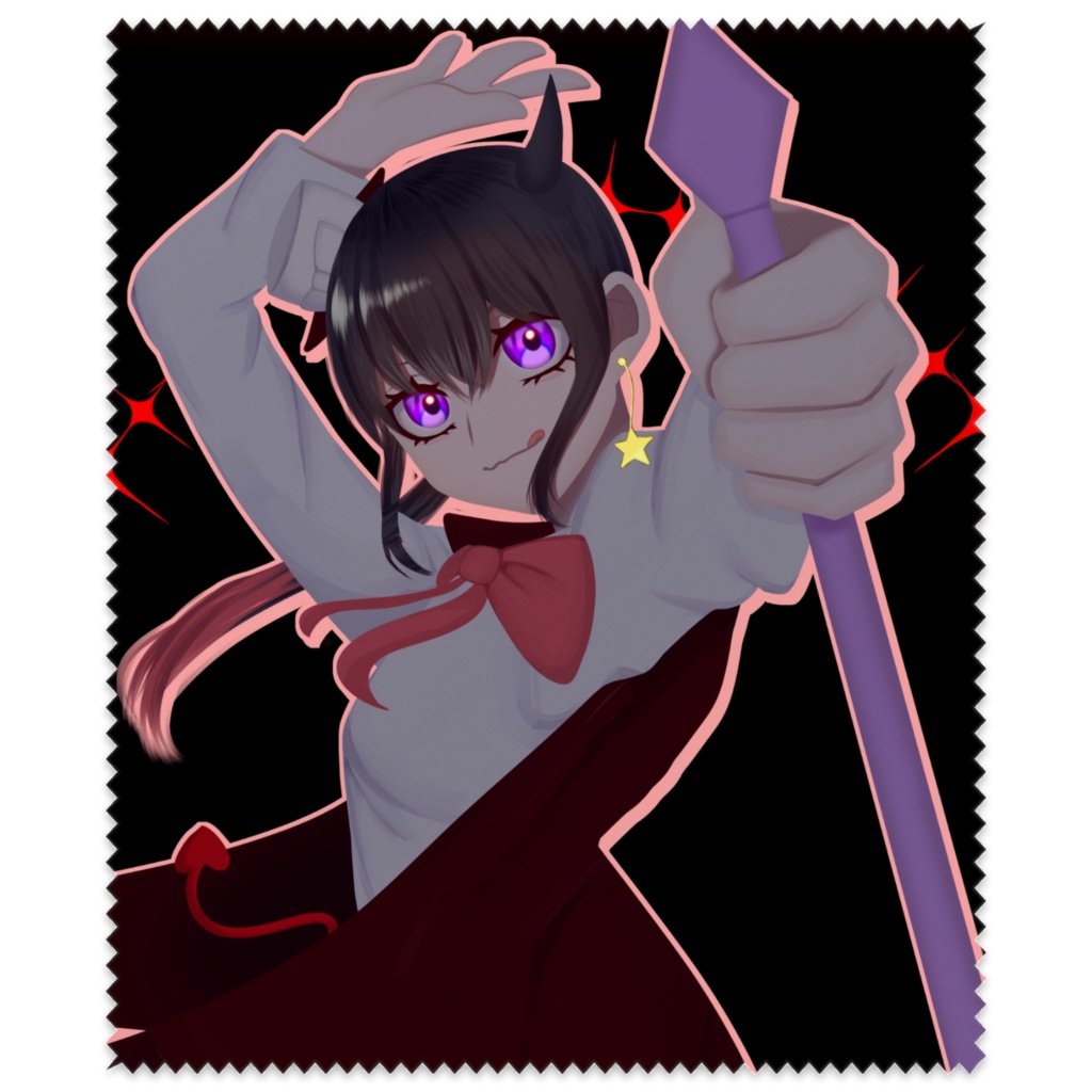 小悪魔で一旦メガネキレイにしとこ?
