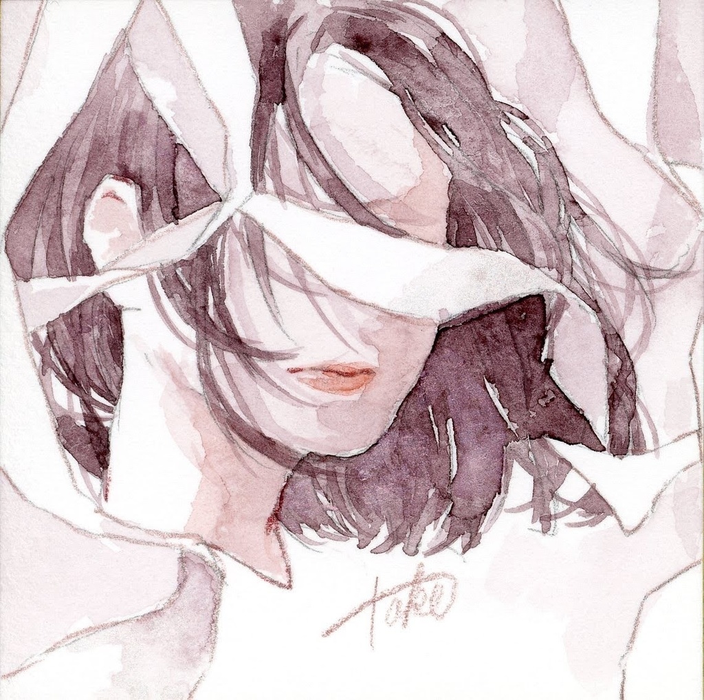 豆色紙原画