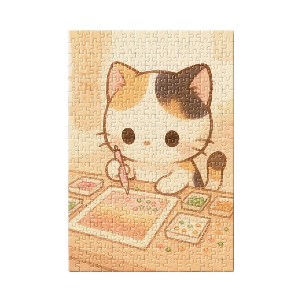 ダイヤモンドアートと猫の日常