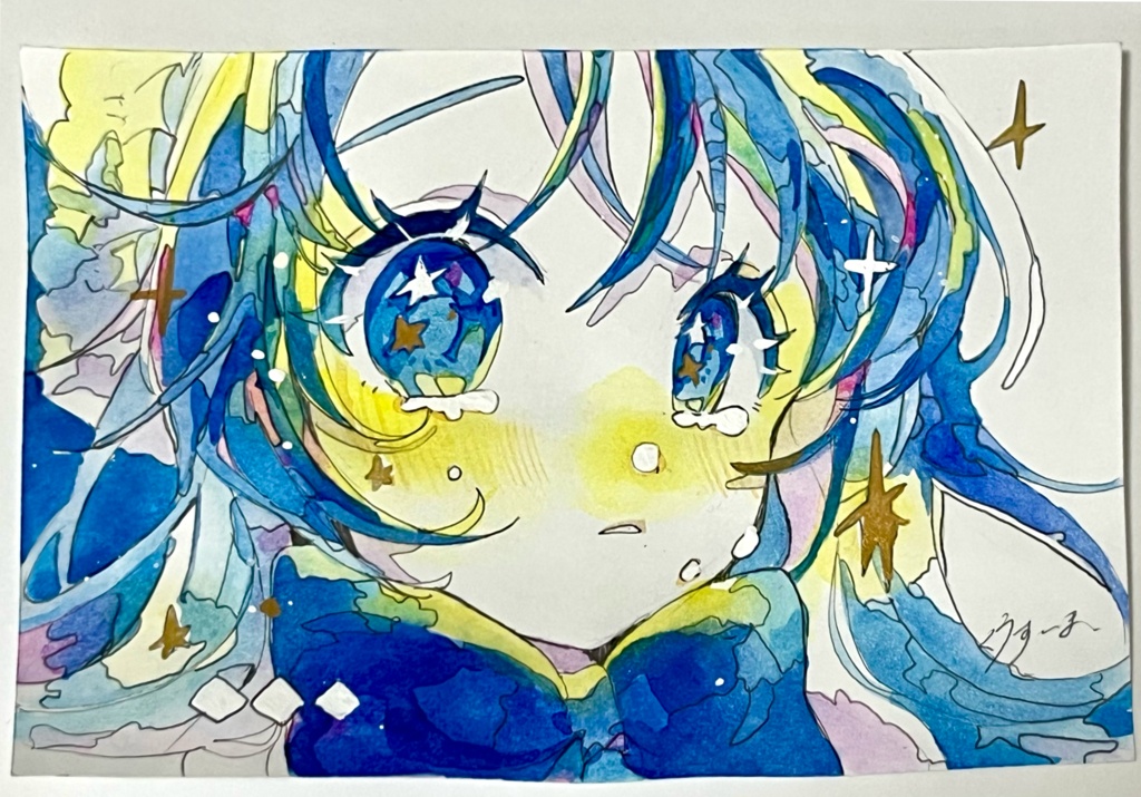 ドローイング「wish」