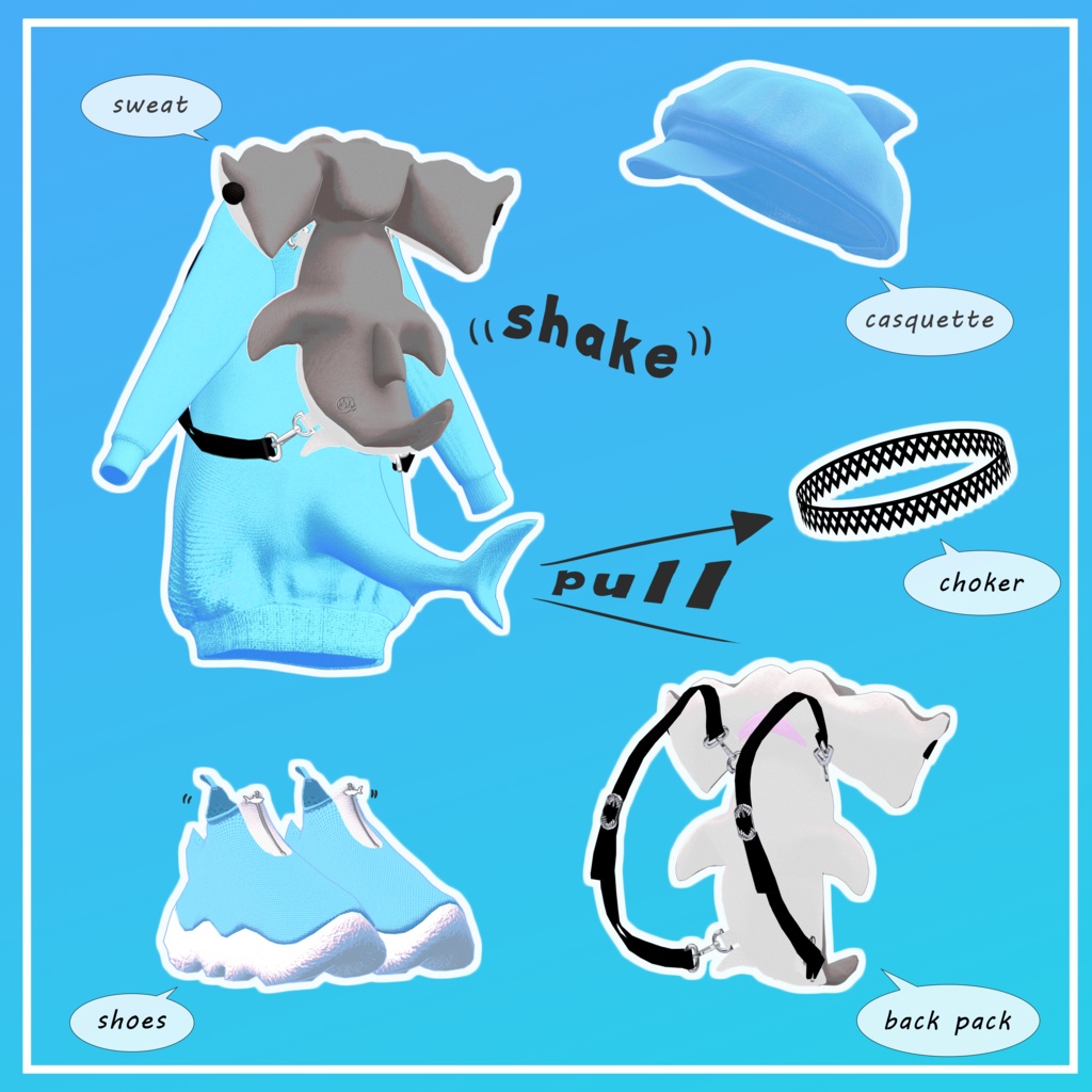 🦈 5アバター対応 shark mania 🦈