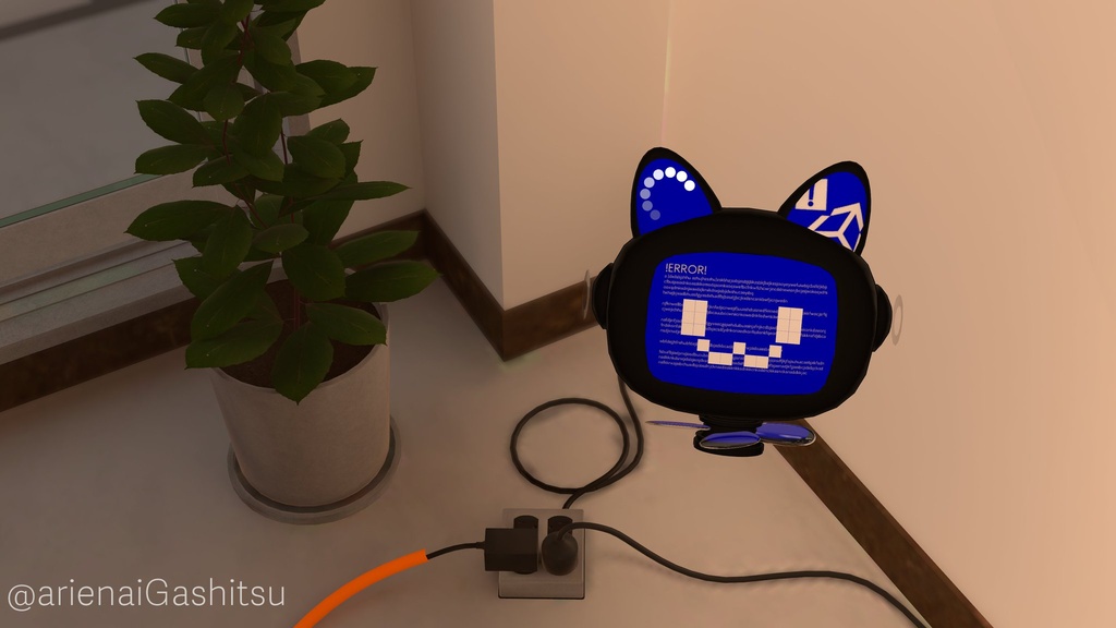 オリジナル3Dモデル -MEOWBOT ミャウボット-