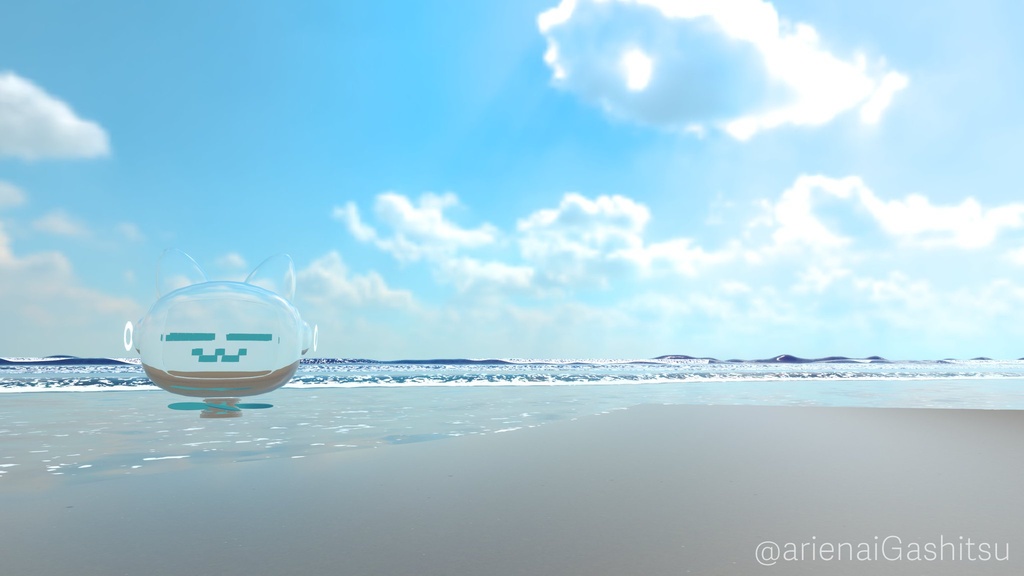 オリジナル3Dモデル -MEOWBOT ミャウボット-