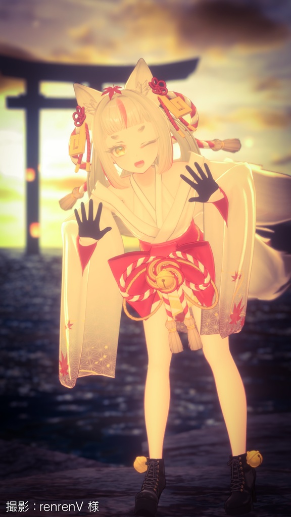 オリジナル3Dモデル【きゅうこ】