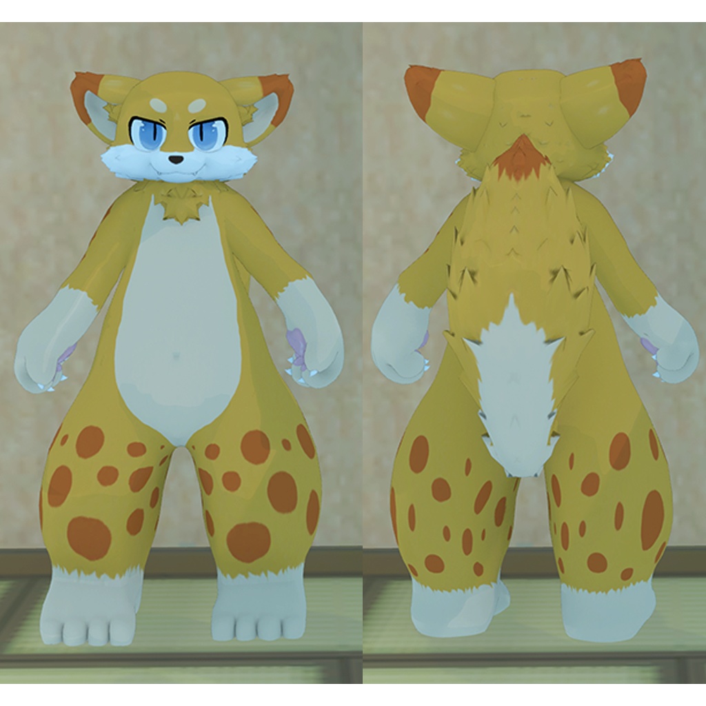 【無料】Original 3D Model "Yose" (オリジナル3Dモデル「ヨセ」)