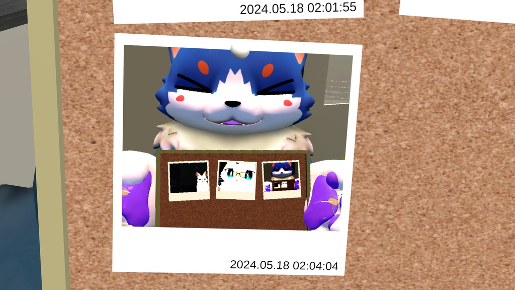 VRChat ギミック ポラロイドカメラ (Polaroid Camera)