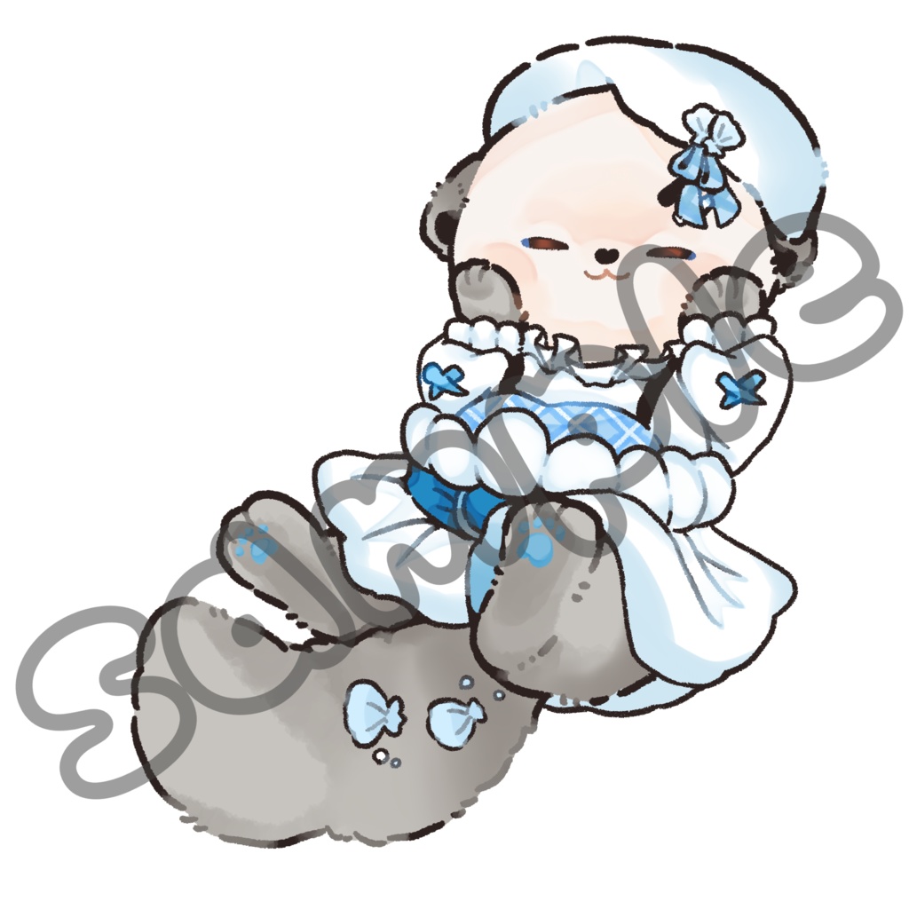 らこち、ラッコになっちゃったアクキー