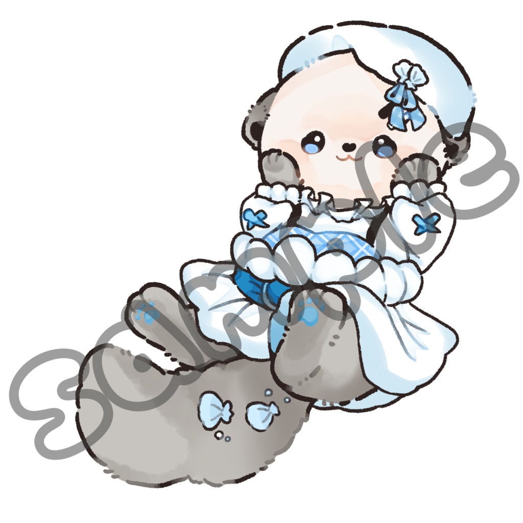 らこち、ラッコになっちゃったアクキー