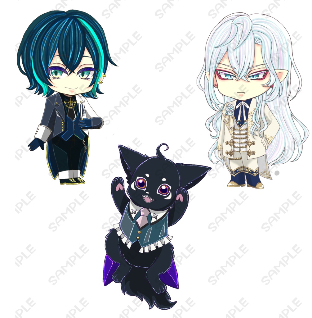 【NEW】aknk　あくねこ　別邸2階　ムー　オーロラ アクキー　非公式