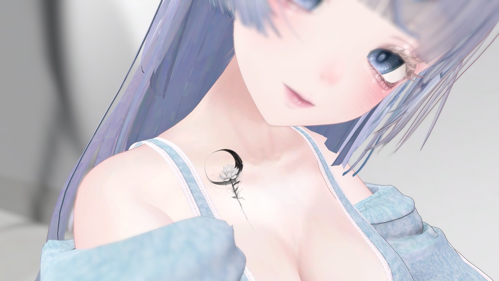 Moon Lotus|Echo of Light – Blackwork Tattoo