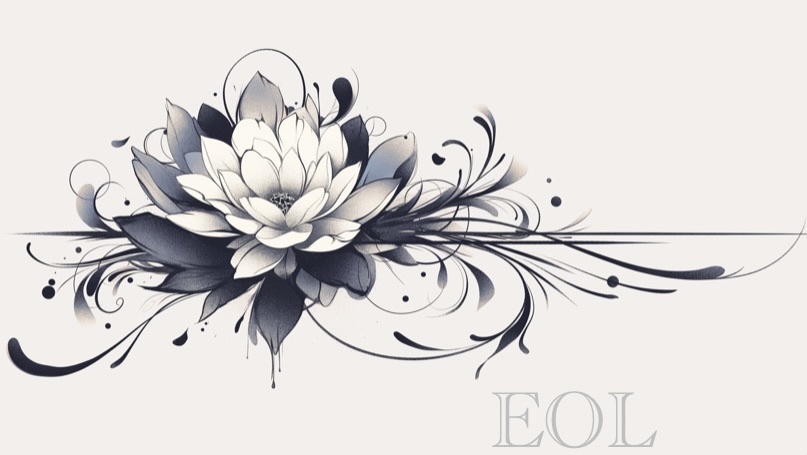 Floral Line｜Echo of Light – Blackwork Tattoo
