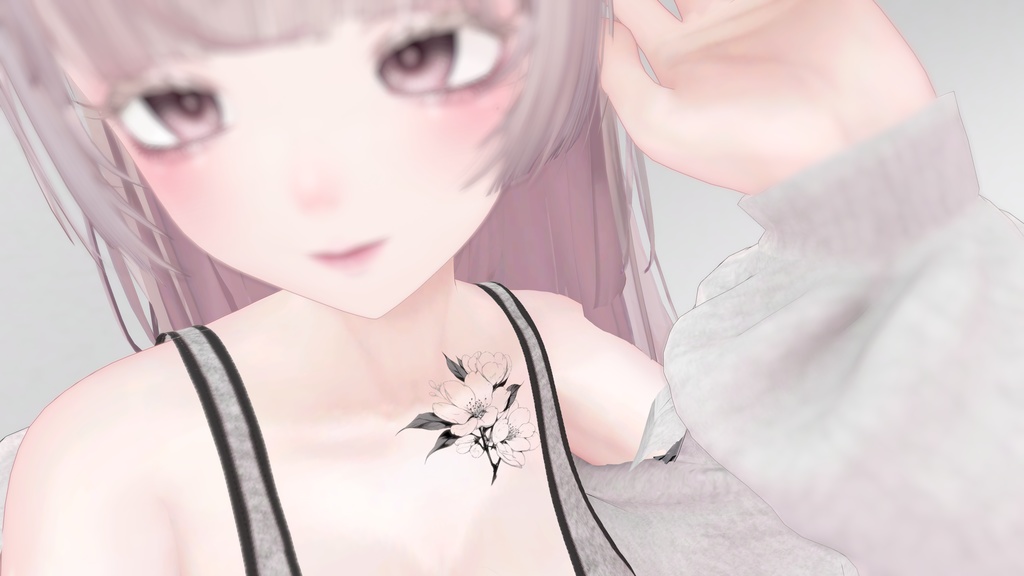 Sakura Bloom|Echo of Light – Blackwork Tattoo