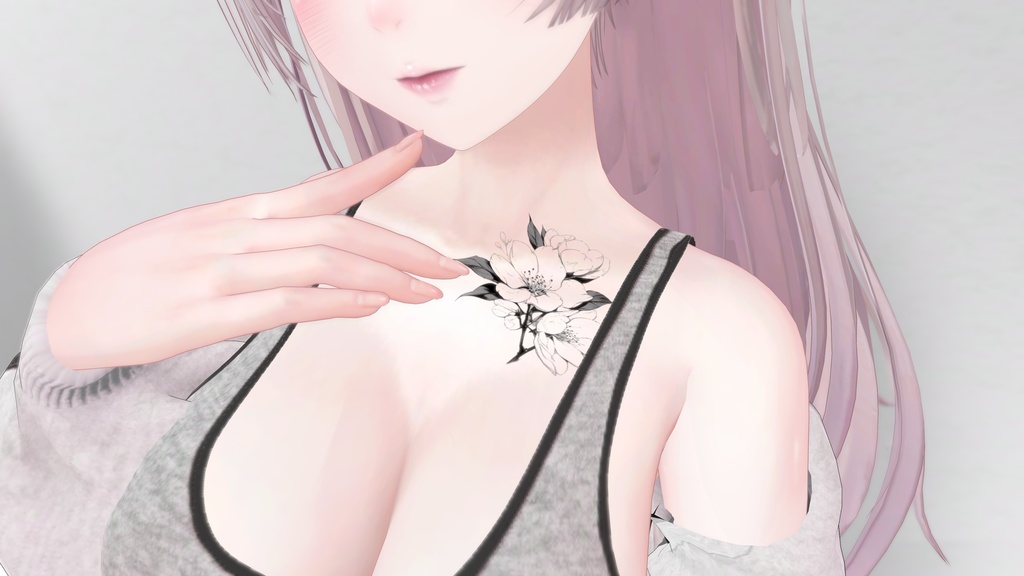 Sakura Bloom|Echo of Light – Blackwork Tattoo