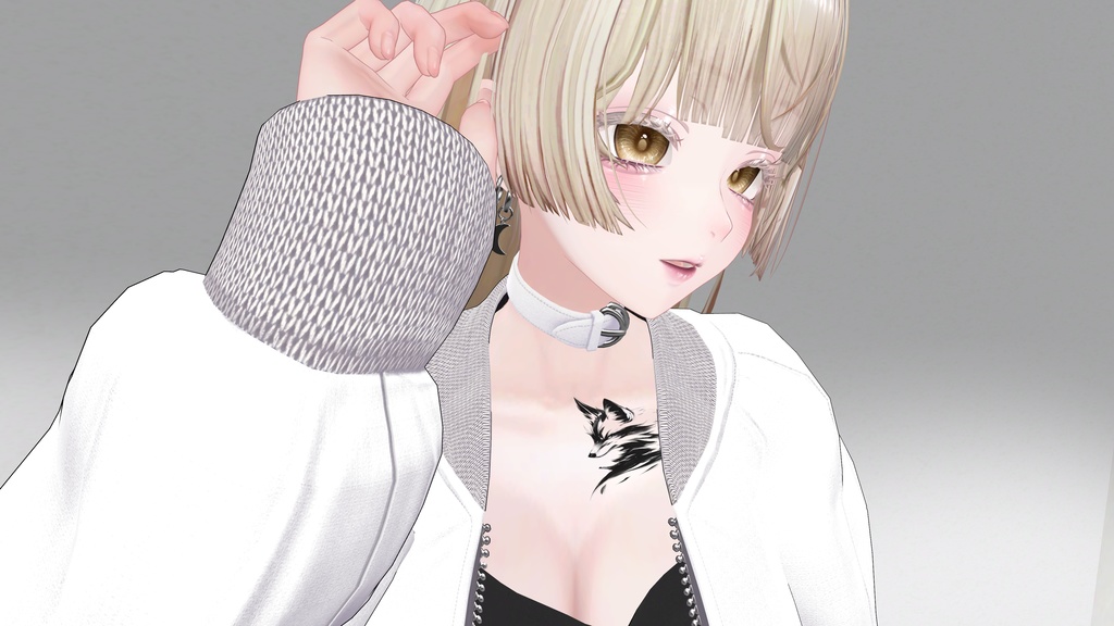 Echo of Light – Fox Profile Tattoo Flash