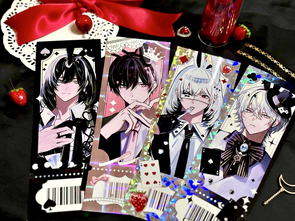 チケット風ホログラムカード