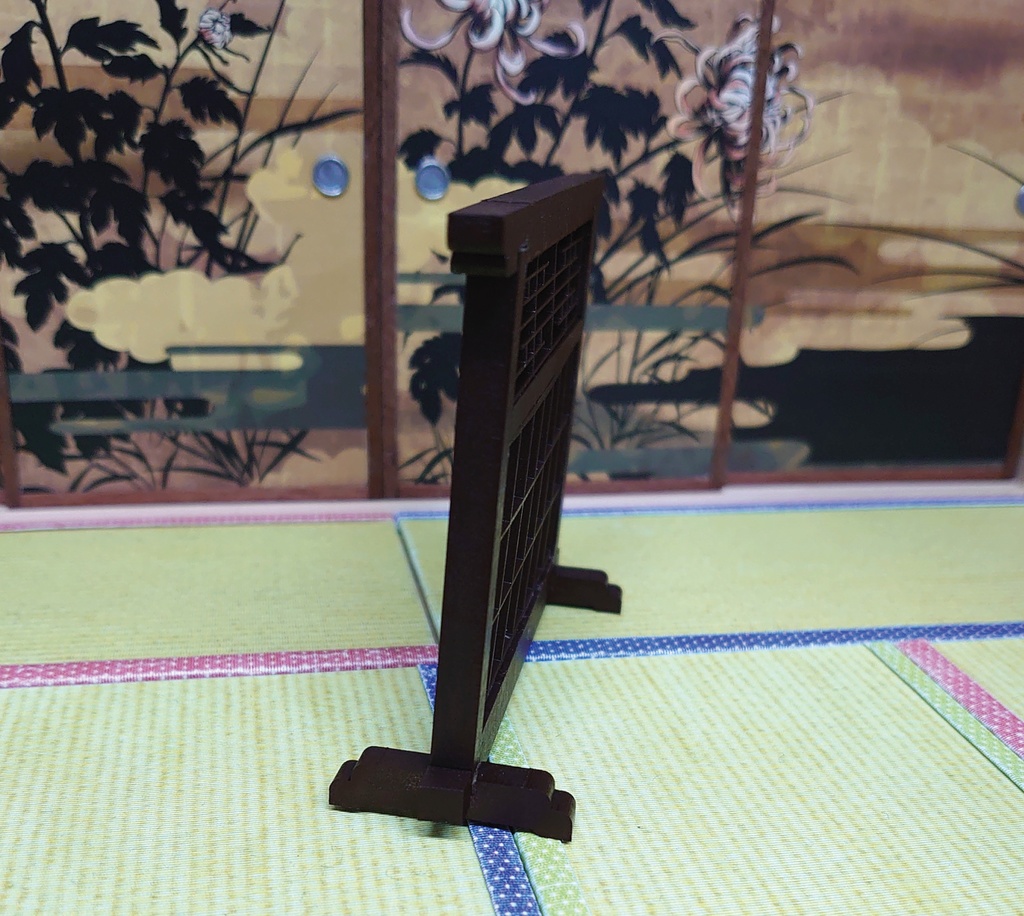衝立 ミニチュア 障子風 ついたて