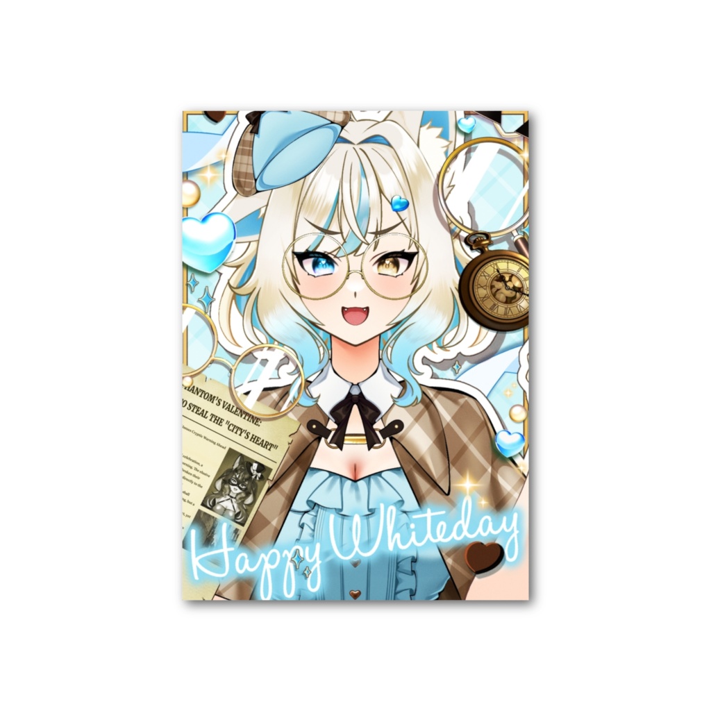 2026年犬月りうるホワイトデーフォト【ブルー】