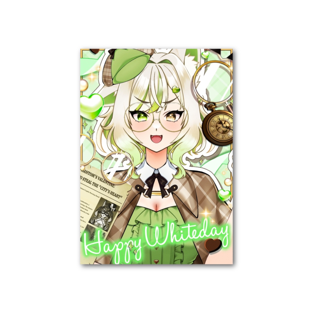 2026年犬月りうるホワイトデーフォト【グリーン】