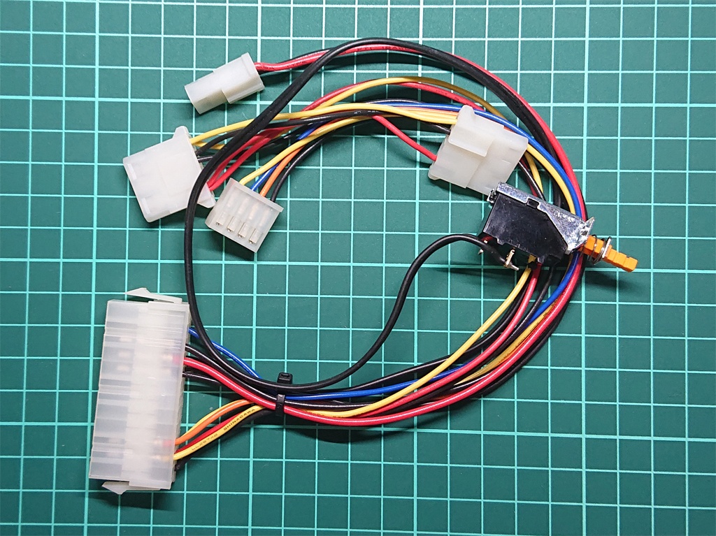 NEC PC-88VA用 ATX電源変換ケーブル
