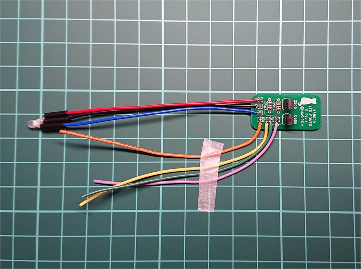 X68000 LED POWER SWITCH : 直付(はんだ付け) 2026年版