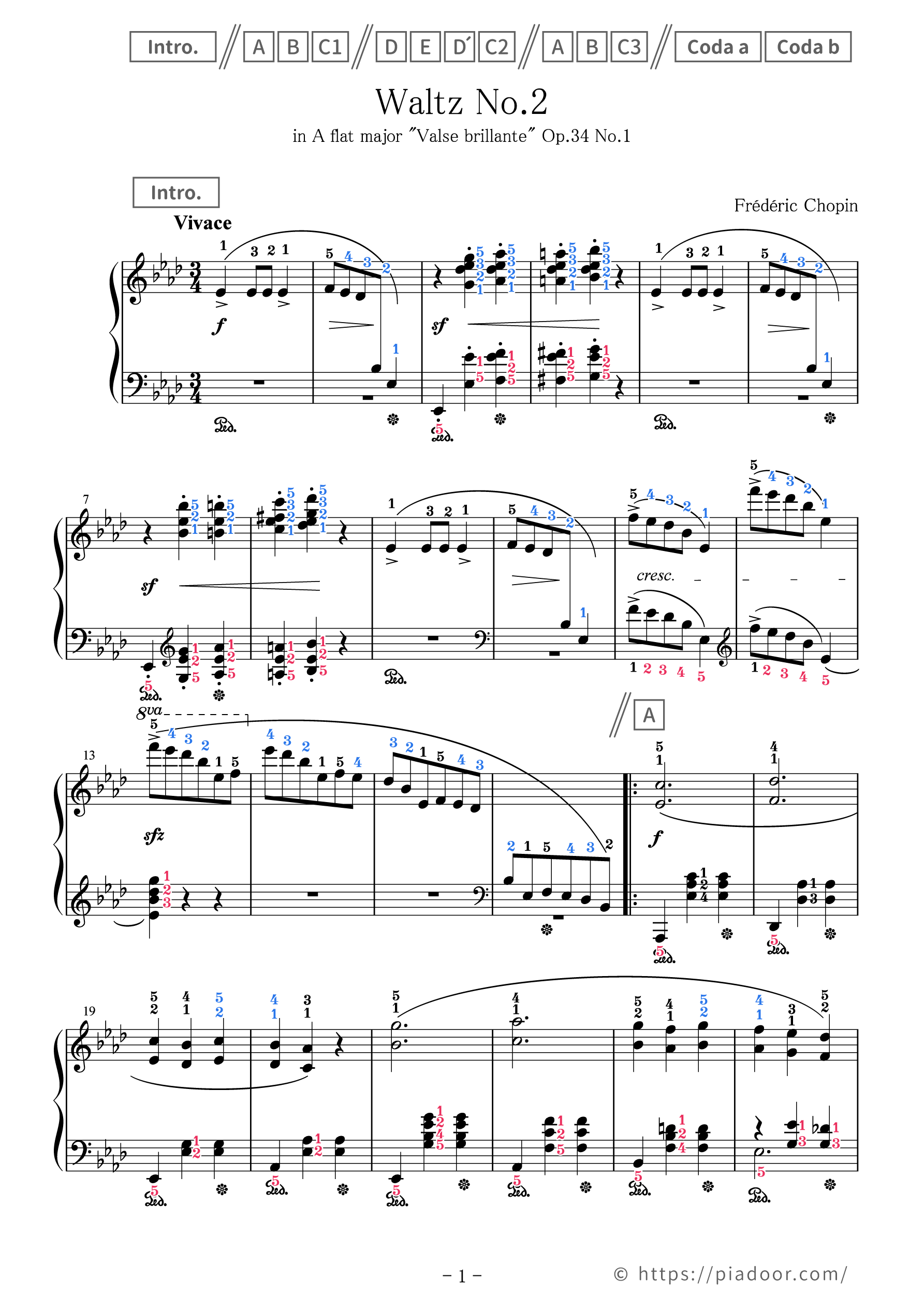 waltz-no-2-in-a-flat-major-valse-brillante-sheet-music-for-piano