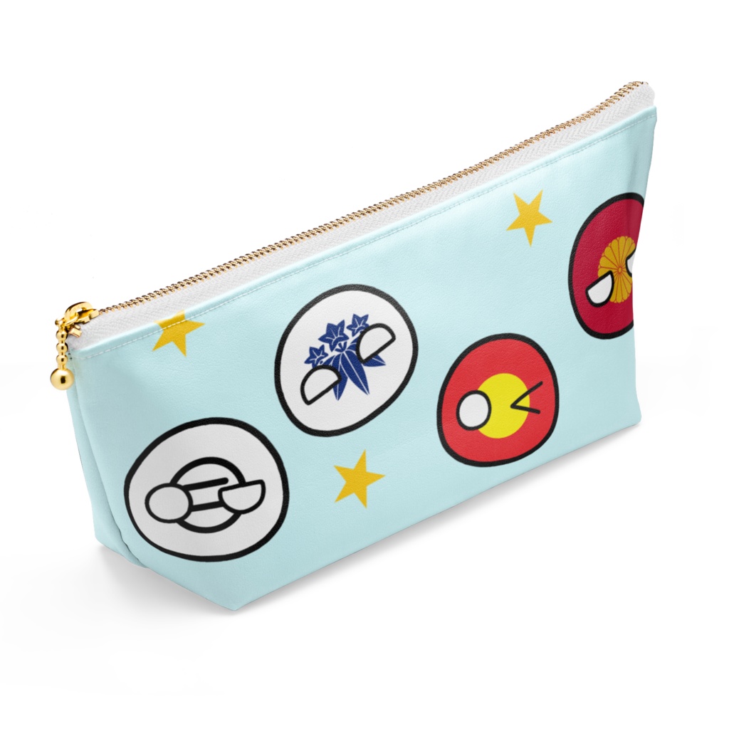 日本の色んな姿ポーチ