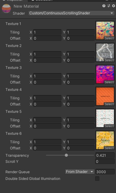サイバーパンク風縦長広告シェーダー