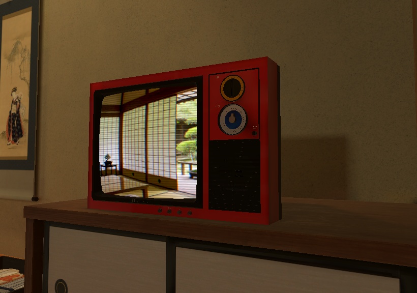 昔ながらのブラウン管テレビ