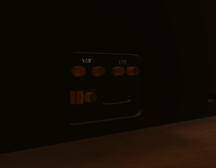 昔ながらのブラウン管テレビ