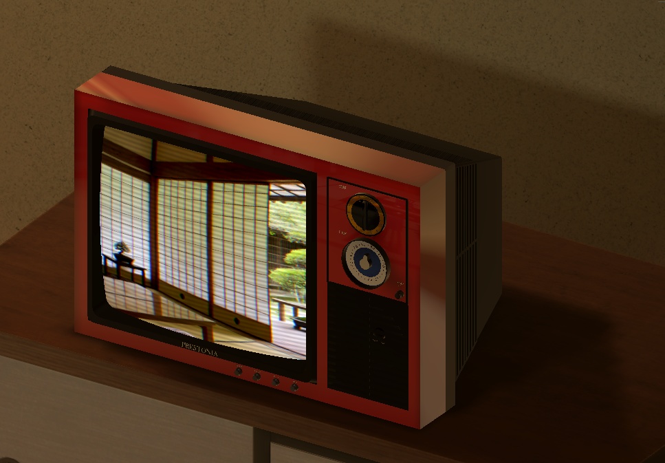 昔ながらのブラウン管テレビ