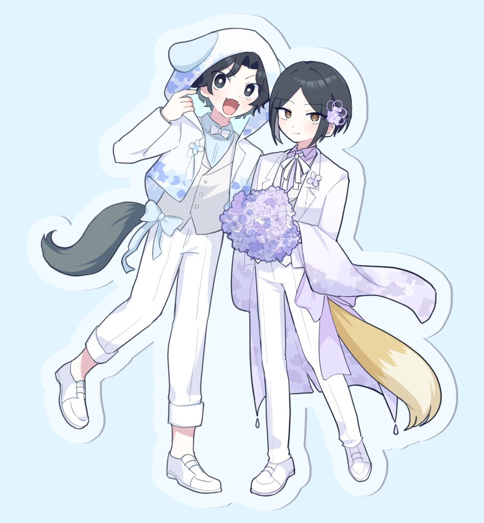 いぬさこウェディングアクスタ