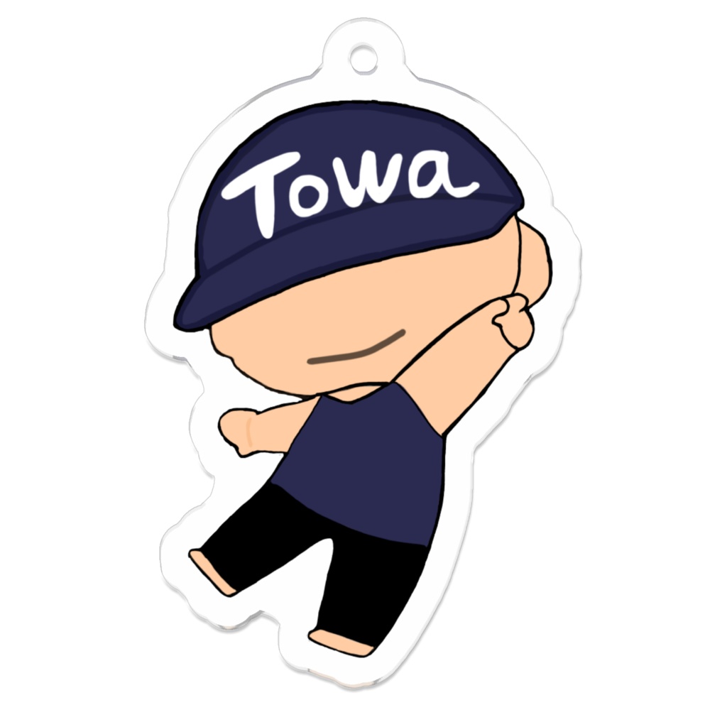 ダイエットのお兄さんキーホルダー