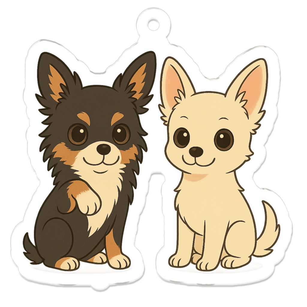 チョコミルクキーホルダー