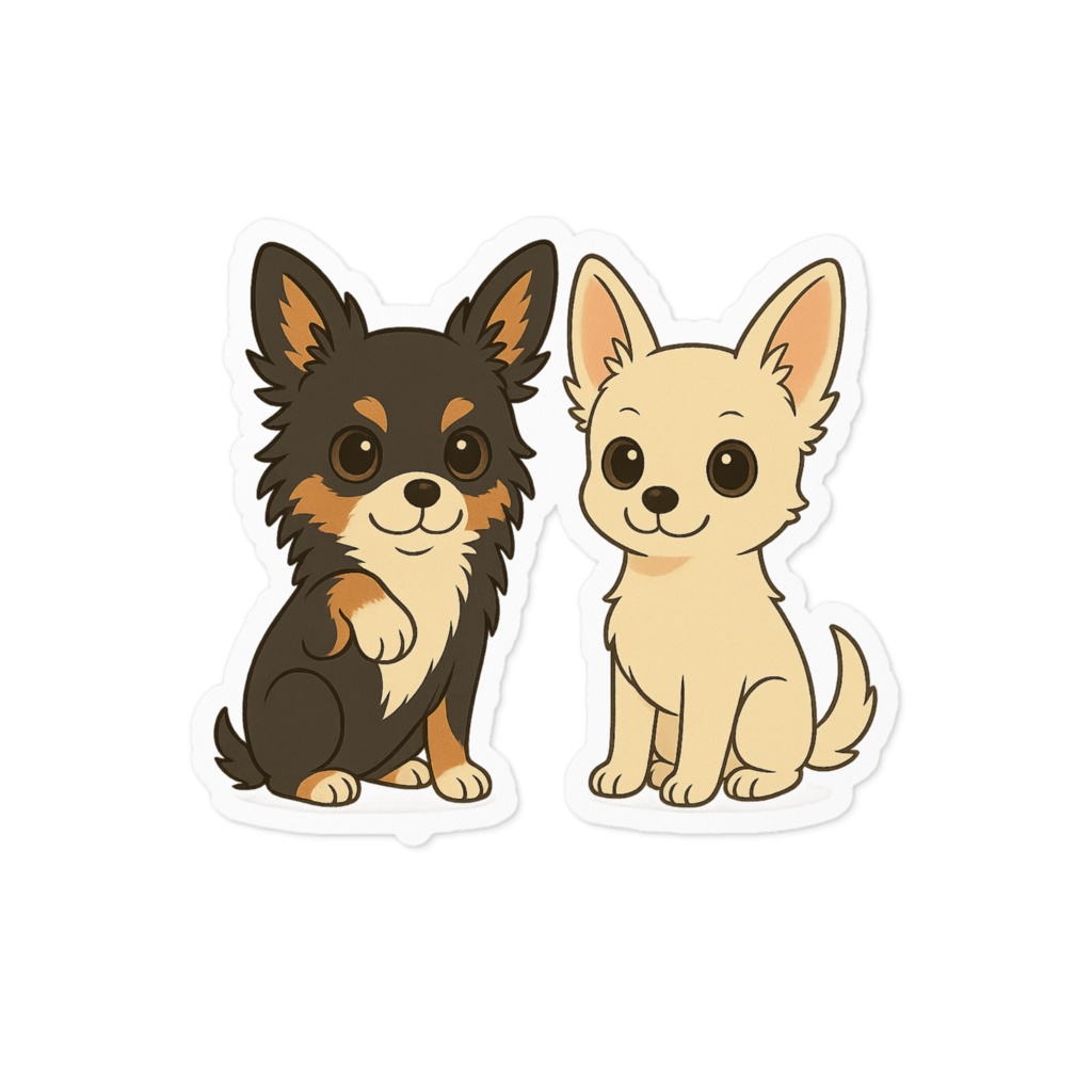 チョコミルクステッカー