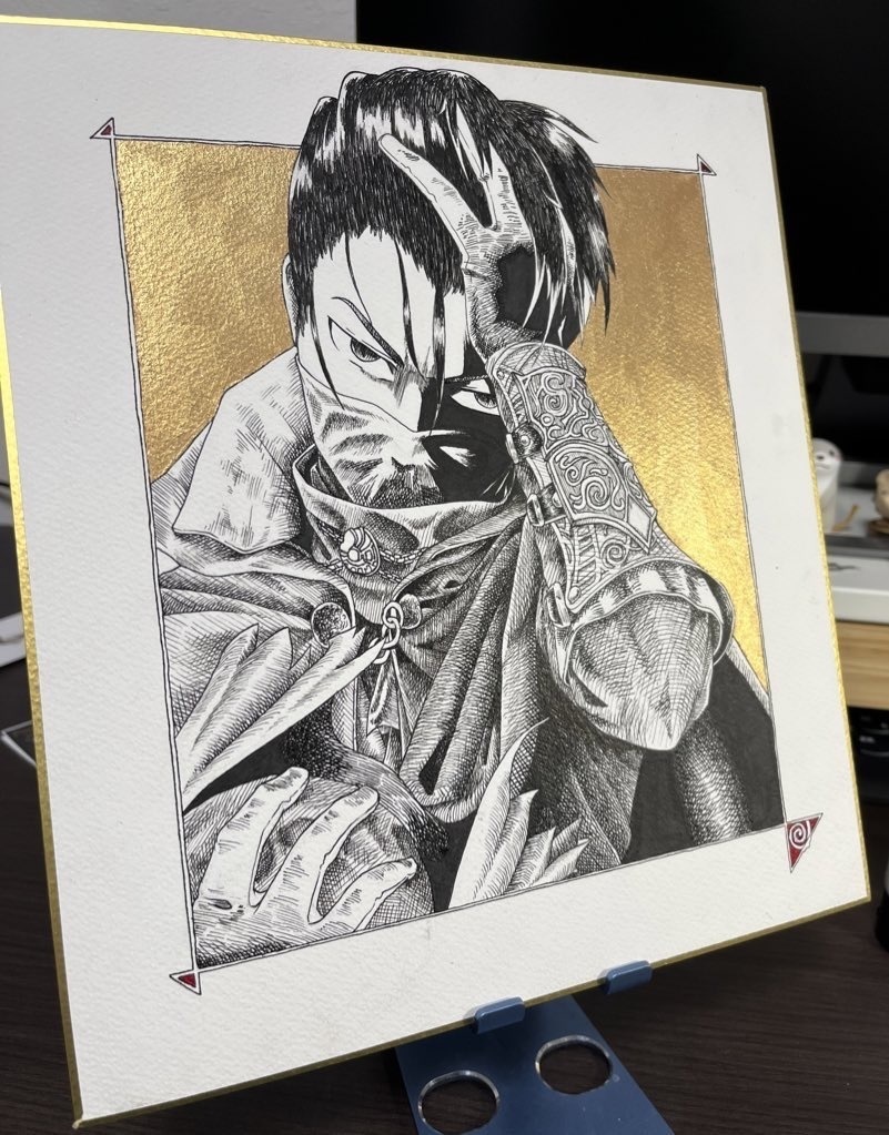 色紙(大) 狩人 bloodborne