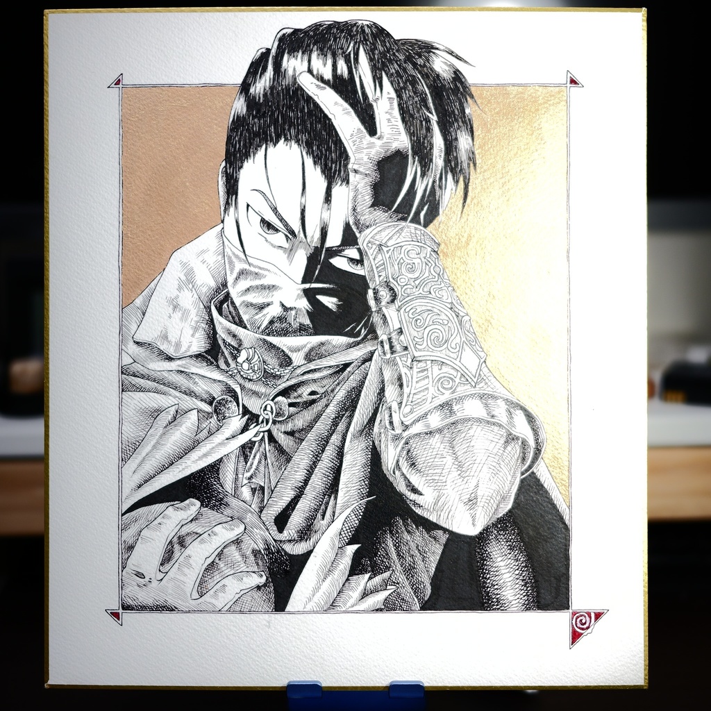 色紙(大) 狩人 bloodborne