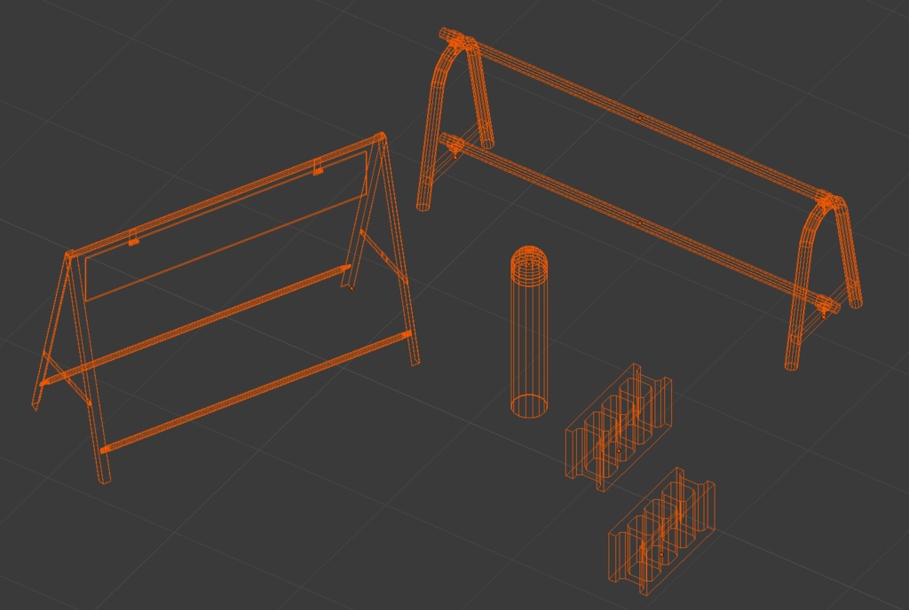 ガードフェンス、バリケード、車止め、ブロック