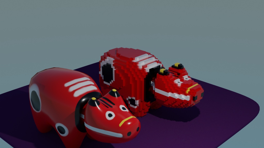 あかべこ(赤べこ)