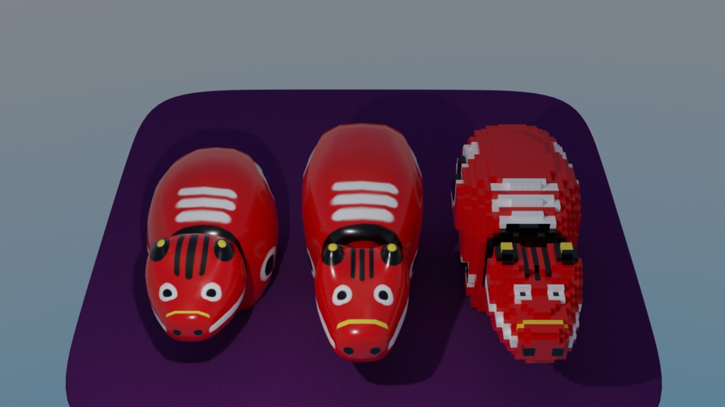 あかべこ(赤べこ)