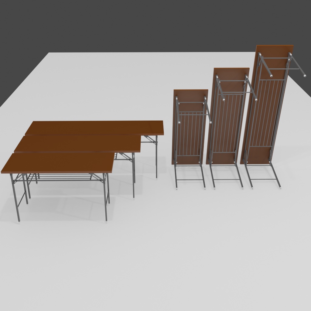 パイプ机(折りたたみ机)