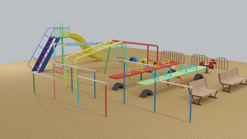 公園の遊具1