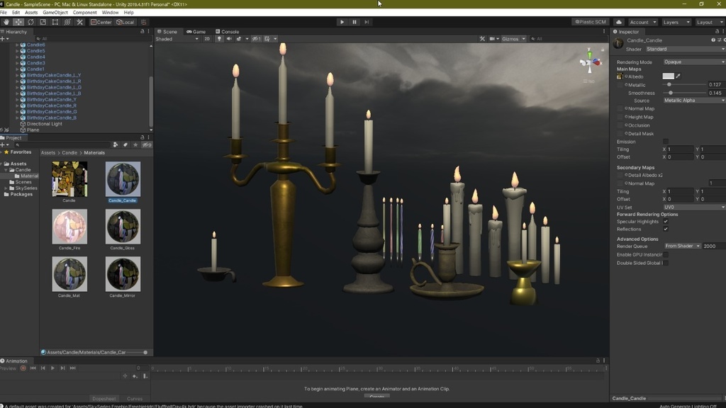 キャンドル(ろうそく)