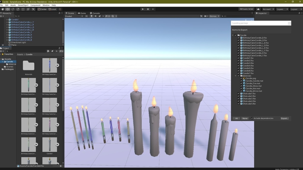 キャンドル(ろうそく)